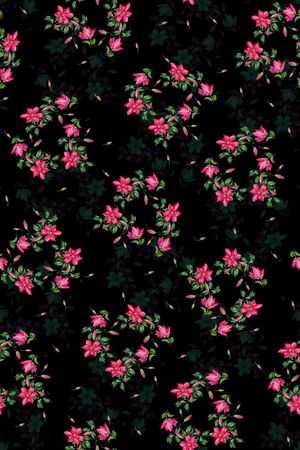 小碎花印花华亿平台图片