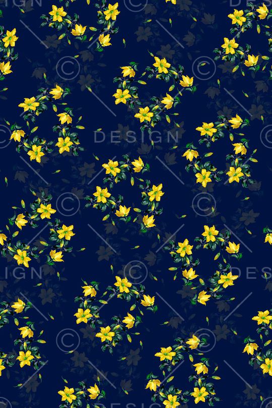 小碎花印花华亿平台图片