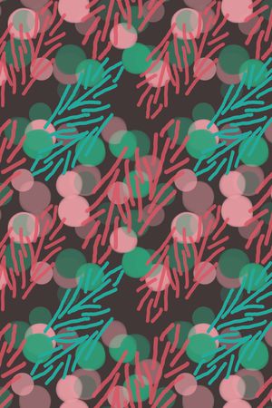 树枝印花华亿平台图片