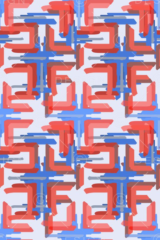 几何印花华亿平台图片