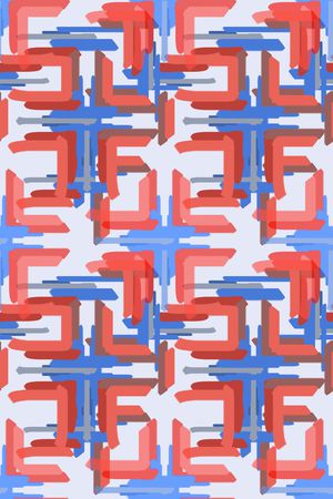 几何印花华亿平台图片