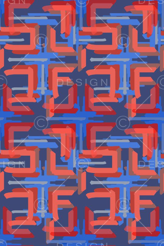 几何印花华亿平台图片