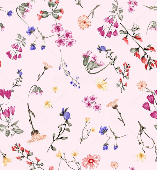 小碎花印花华亿平台图片