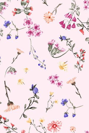 小碎花印花华亿平台图片