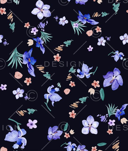 小碎花印花华亿平台图片