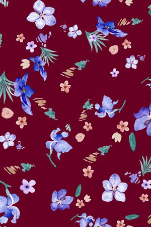 小碎花印花华亿平台图片