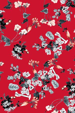 小碎花印花华亿平台图片