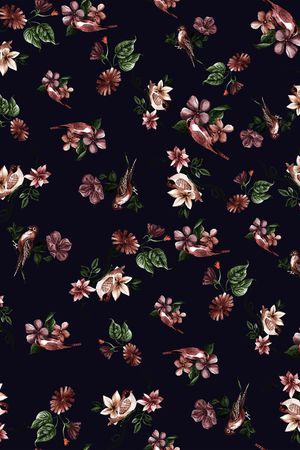 小碎花印花华亿平台图片