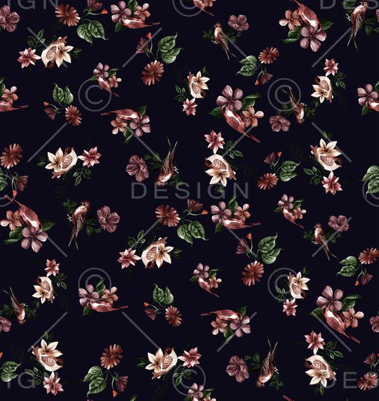 小碎花印花华亿平台图片