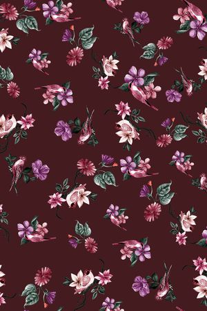 小碎花印花华亿平台图片