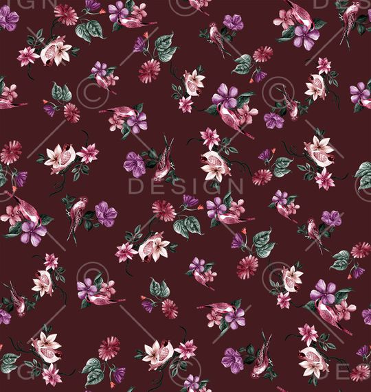 小碎花印花华亿平台图片