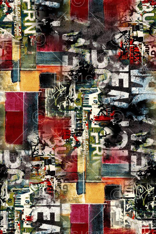 抽象印花华亿平台图片