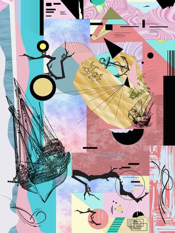 休闲印花华亿平台图片