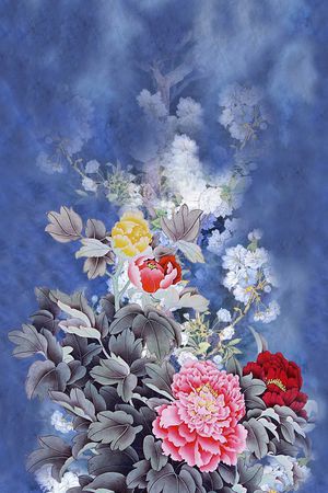 香云纱印花华亿平台图片