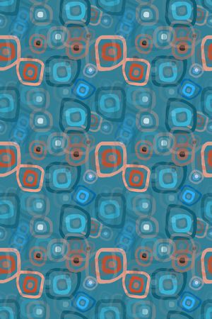 手绘线条笔触印花华亿平台图片