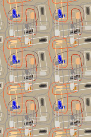 抽象印花华亿平台图片