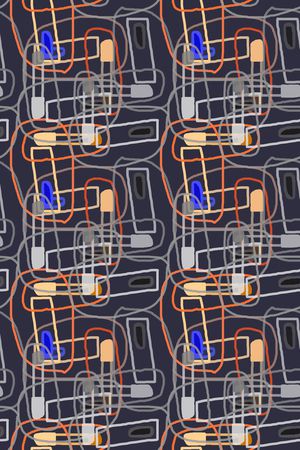 抽象印花华亿平台图片