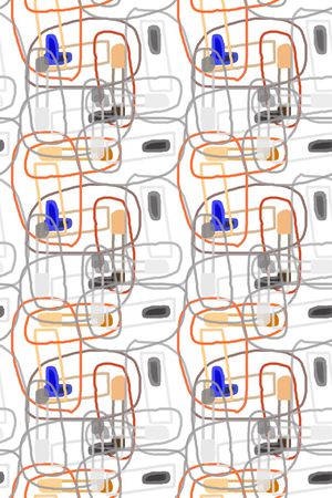 抽象印花华亿平台图片