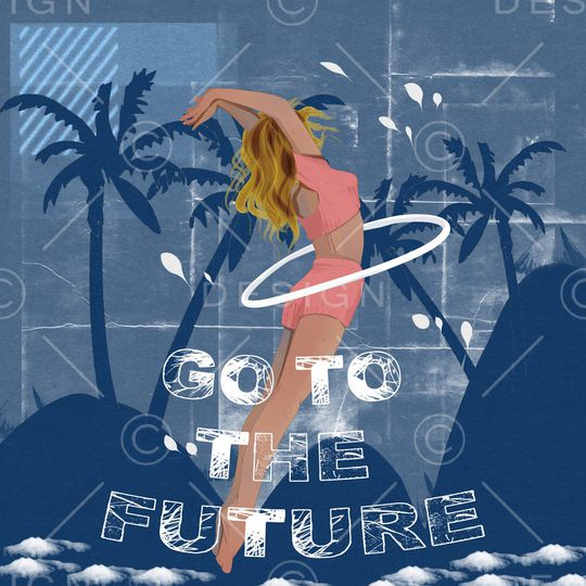 卡通人物印花华亿平台图片