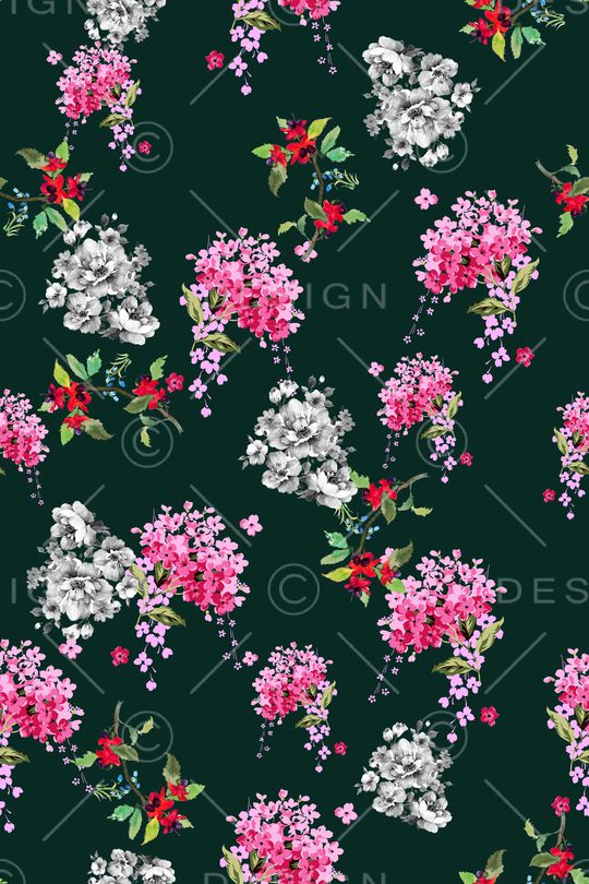 小碎花印花华亿平台图片