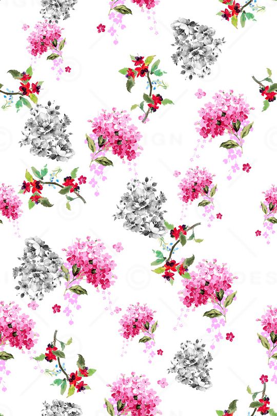 小碎花印花华亿平台图片