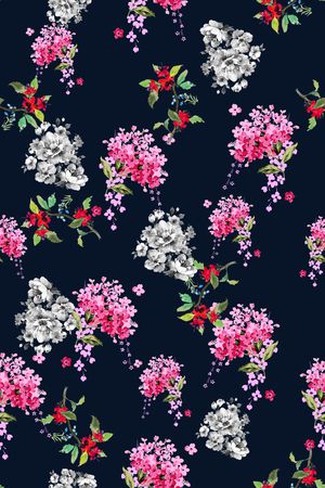 小碎花印花华亿平台图片