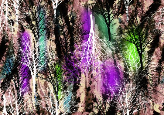 抽象印花华亿平台图片