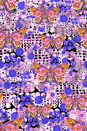 抽象印花华亿平台图片