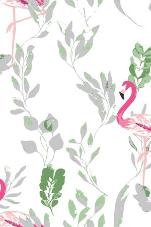 火烈鸟印花华亿平台图片