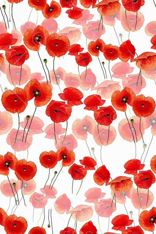 虞美人印花华亿平台图片