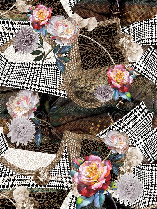 秋冬华亿平台印花华亿平台图片