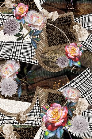 秋冬华亿平台印花华亿平台图片