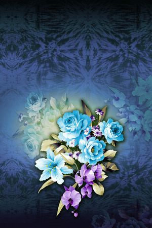 定位花印花华亿平台图片