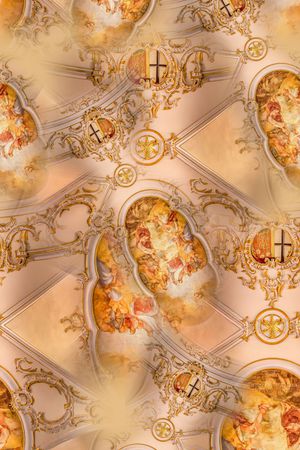 抽象印花华亿平台图片