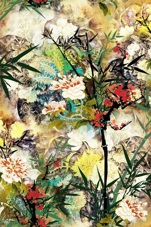 国画印花华亿平台图片