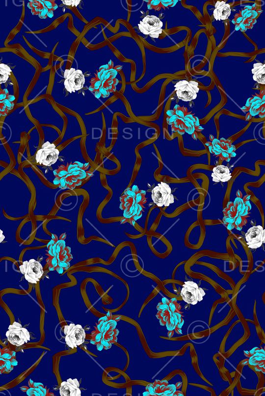 鲜花印花华亿平台图片