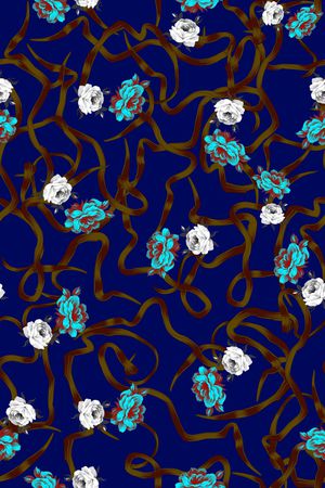 鲜花印花华亿平台图片