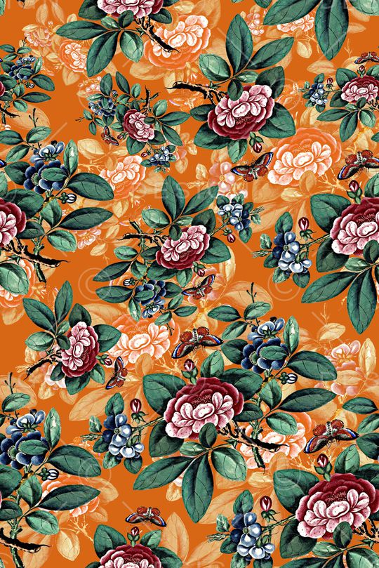 植物印花华亿平台图片