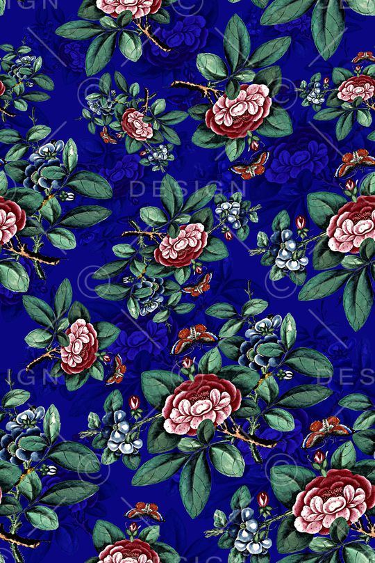 植物印花华亿平台图片