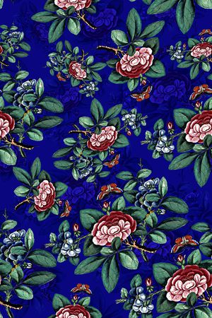 植物印花华亿平台图片