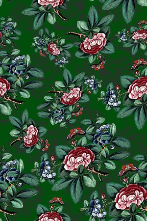 植物印花华亿平台图片