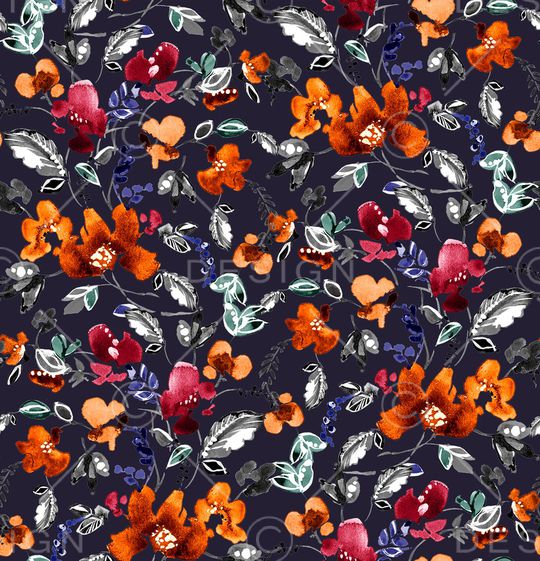 小碎花印花华亿平台图片