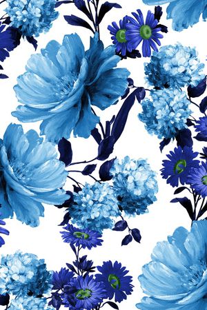 牡丹印花华亿平台图片