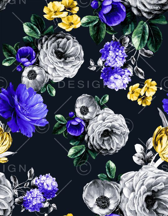 牡丹印花华亿平台图片