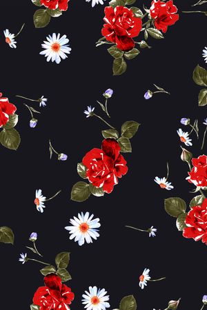 小碎花印花华亿平台图片