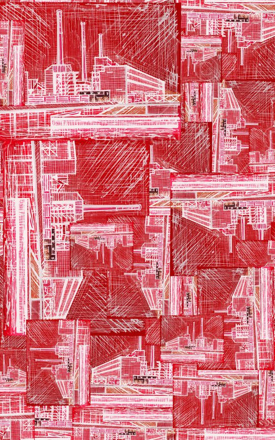 线条印花华亿平台图片