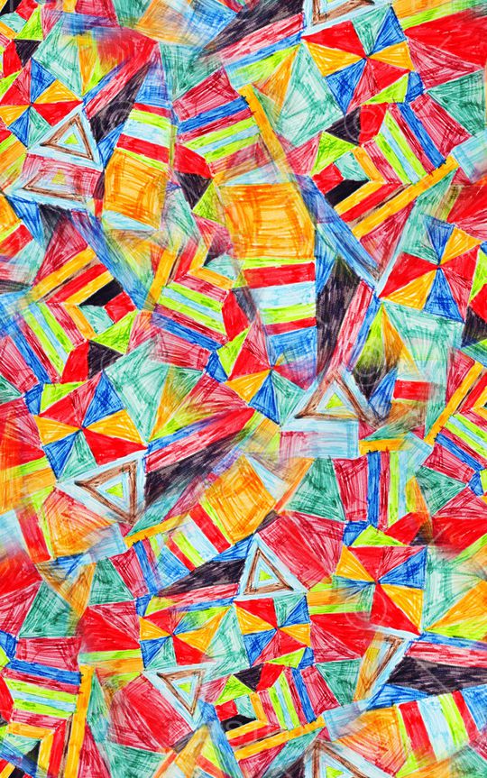 抽象印花华亿平台图片