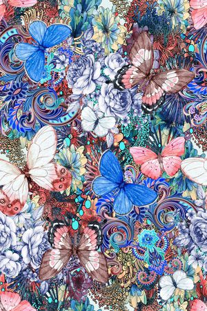 春夏华亿平台印花华亿平台图片