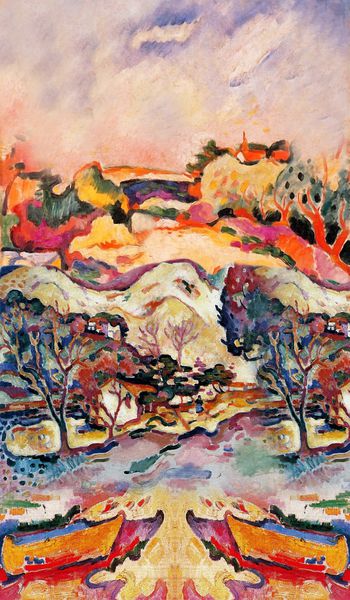 抽象印花华亿平台图片