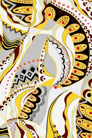 抽象印花华亿平台图片